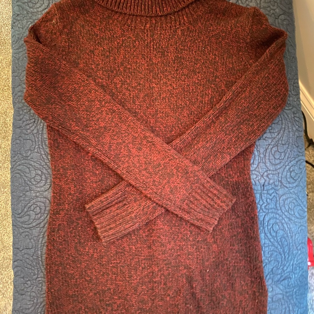 TWO Cow  Neck Sweater Dresses